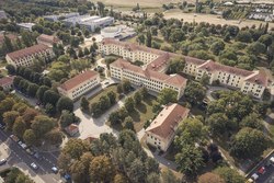 Der Campus Magdeburg von oben. Foto: Matthias Piekacz
