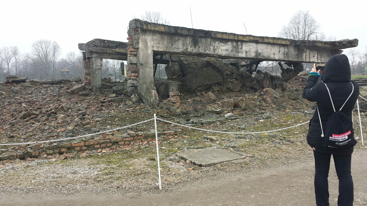Krematorium (Auschwitz II – Birkenau; Matthias Gürtler)