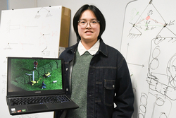 Ye Huang sammelt durch Unternehmensprojekte wertvolle Praxiserfahrung für den Berufseinstieg. Foto: Laura Naujoks